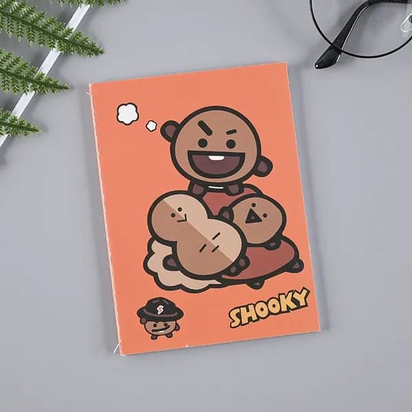 Блокнот BTS BT21 Shooky и наклейки