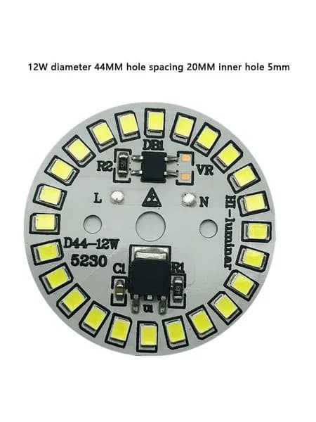 Светодиодная лампа, SMD-пластина, круглый модуль, источник света для лампочки.