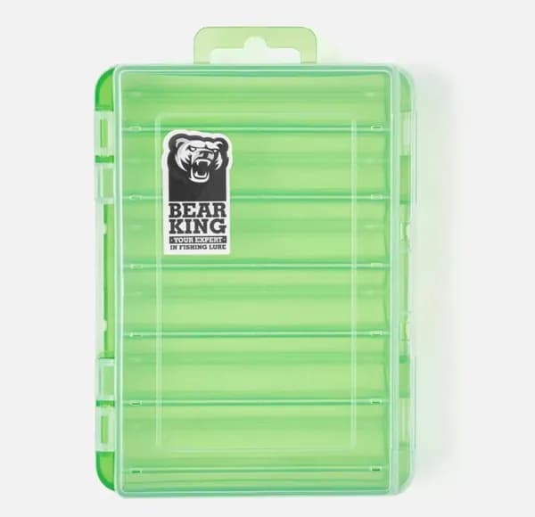 Коробка для балансиров двухсторонняя 12 ячеек. Green 95; BHT-OB2-95