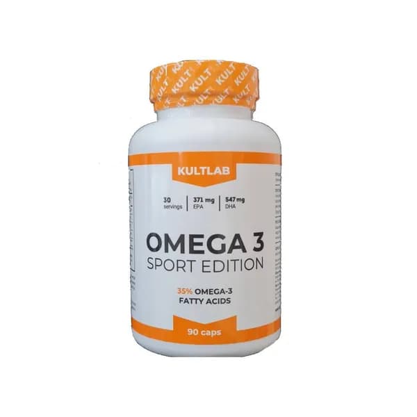 Витамины Omega 3 (Омега 3) + Витамин Е (Vitamin Е) EPA371/DHA547mg  Kultlab 90 капс