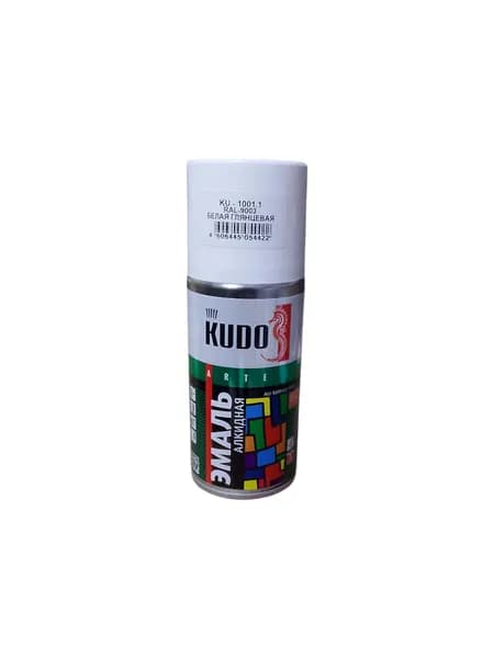 Эмаль KUDO белая гл 210мл (шт)