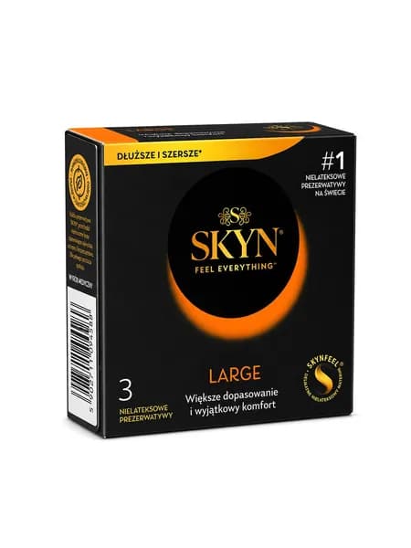 Презервативы без латекса SKYN Large, 3 штуки