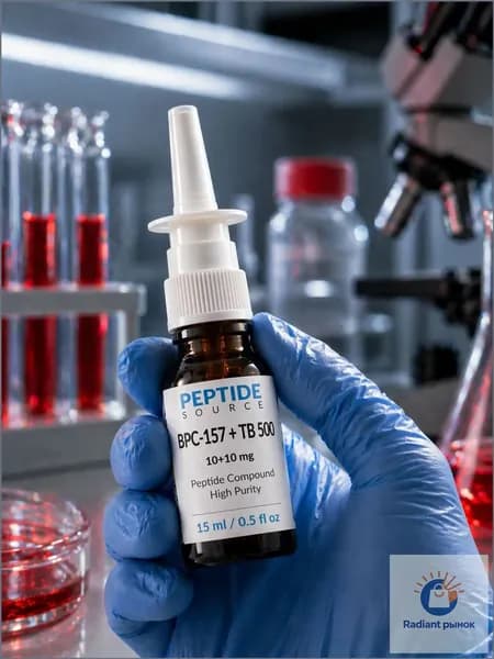 Пептид BPC-157 10mg + TB-500 10mg Спрей (БПС-157 + ТБ-500), для восстановления суставов, связок и организма 21