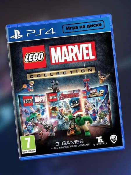 Игра LEGO Marvel Collection PS4 диск Английская версия (PlayStation 4, PlayStation 5, Английская версия)