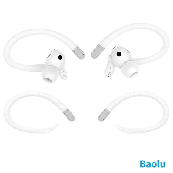 Силиконовые крепления для Samsung Galaxy Buds 4 Pro и Buds 4 белого цвета