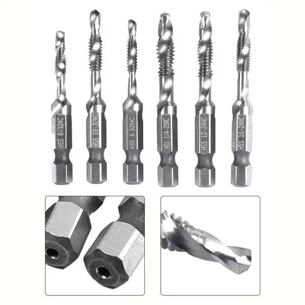 для Shockwave Hex Shank Drill Bit Screw Tap Set High Speed Compound Dezarting