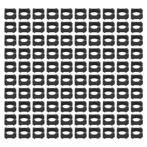 Кронштейн держателя случая батареи клетки лития 100Pcs 18650 цилиндрический совместим с блока батарей Diy