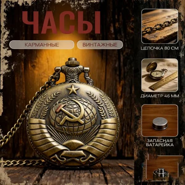 Часы антиквариат/винтаж 1 шт Больше ретро