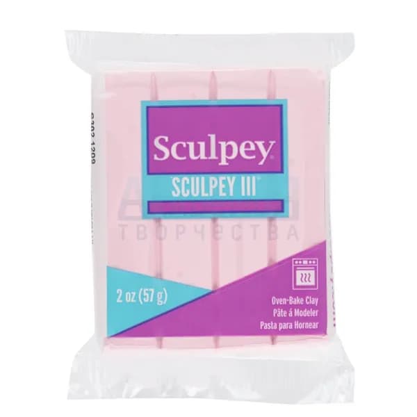 Полимерная глина Sculpey III 1209 цвет балерина 57 гр.