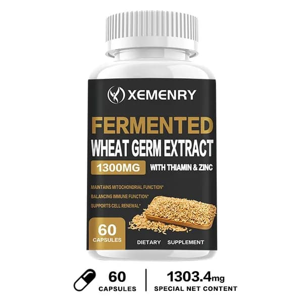 Ферментированный экстракт зародышей пшеницы Xemenry разработан для поддержания функции митохондрий, балансировки иммунной системы и содействия обновлению клеток.