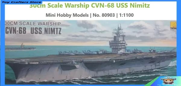 HOBBYBOSS 80903 30CM Электричество США CVN-68 USS NIMITZ Авианосец сборная модель корабля