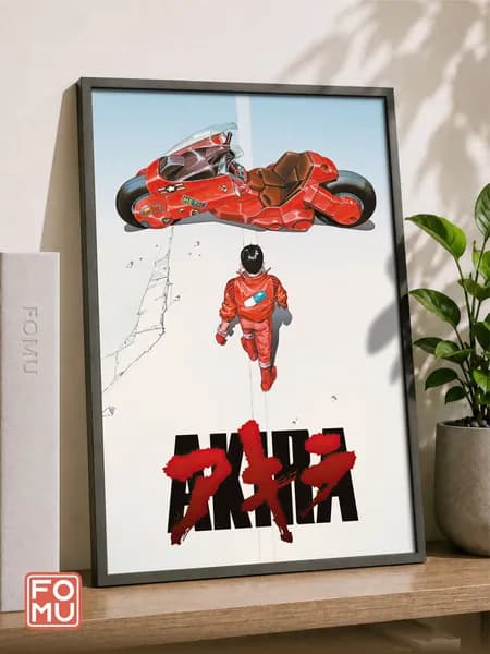 Постер аниме "Акира" А4, классический, интерьерный, без рамы, плотная матовая фотобумага 21x30 см