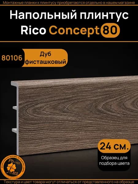 Образец плинтуса Rico Concept Дуб фисташковый (80106)