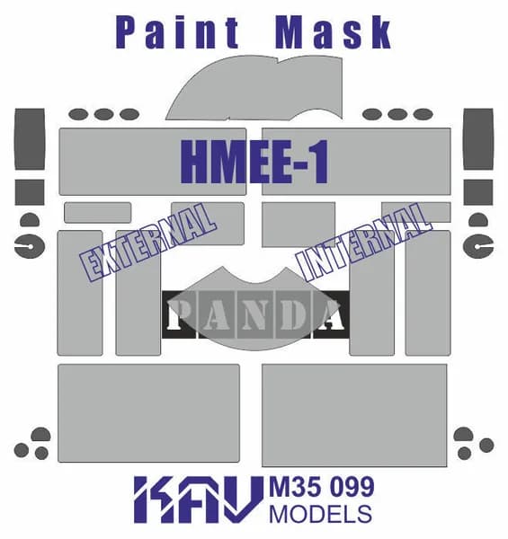 KAV models Окрасочная маска на HMEE-1 (Panda), 1/35