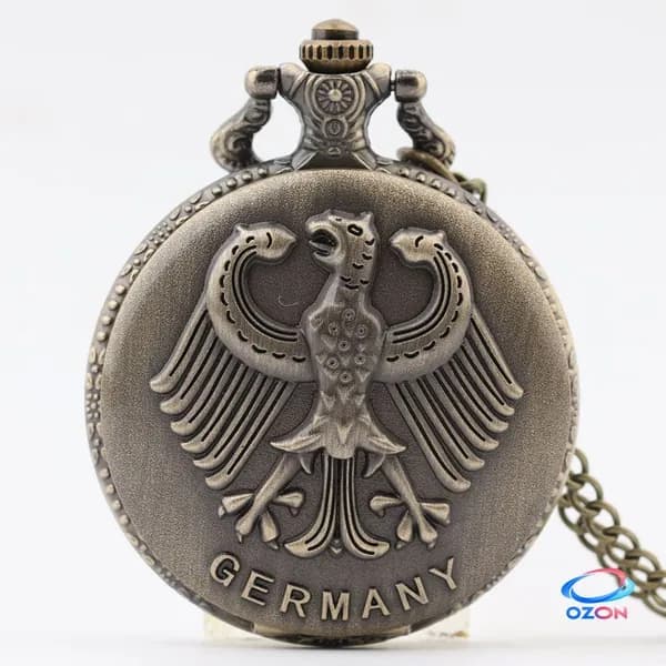 Карманные часы с орлом Replica Antique Flip (винтажные, в стиле ретро, подарок из Германии)