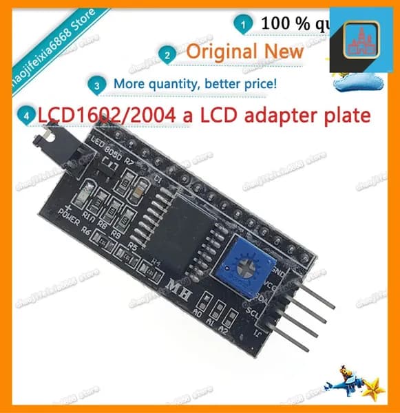 1 шт. Плата адаптера для ЖК-экрана IIC/I2C/interface LCD1602/2004A