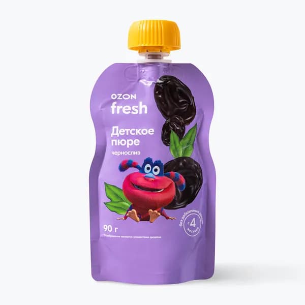 Пюре из чернослива для детей 90 г, Ozon fresh, c 4 месяцев
