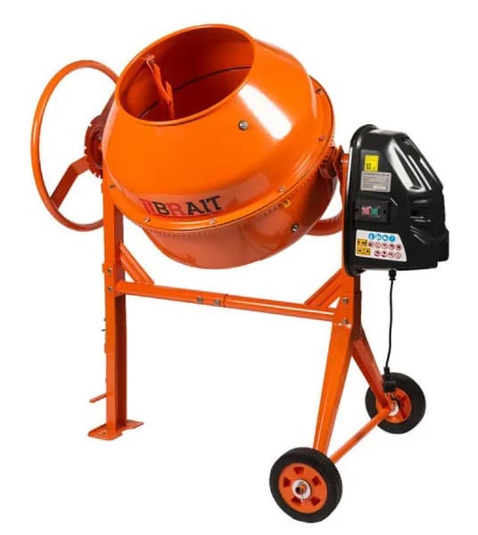 Бетоносмеситель BRAIT BR-180 (180 л, 650 Вт, чугун.венец)