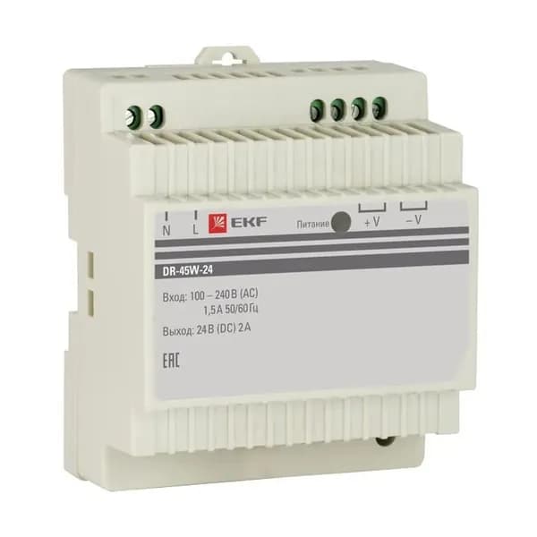 Блок питания 24В DR-45W-24