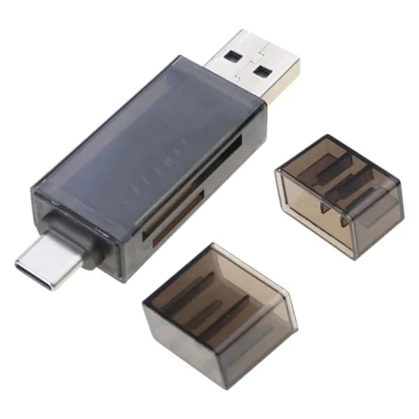 USB 3.0 кардридер с двумя слотами и Type-C