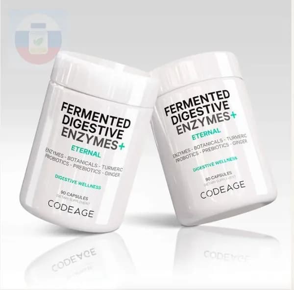 Codeage, Fermented Digestive Enzymes+, Ферментированные пищеварительные ферменты, 90 капсул