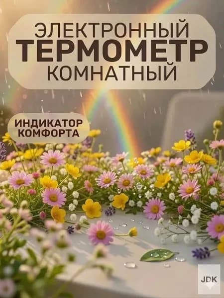 Электронный комнатный термометр с гигрометром