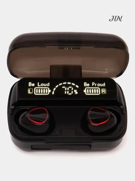 Наушники беспроводные с микрофоном, Bluetooth, USB Type-C, черный