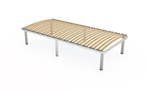 no-standard 100x160 Усиленное ортопедическое основание для кровати разборное (ножки 30см), профиль 30х30х1,5мм, узкие ламели 22 шт.