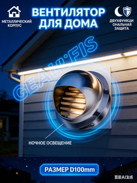 Выход стенной металлический с решеткой и сеткой, 304 нержавеющей стали,D100mm,Комплект для вентиляции крыши