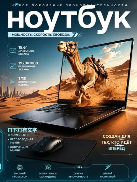ноутбук Ноутбук 15.6", RAM 16 ГБ, Windows Pro, черный, черно-серый