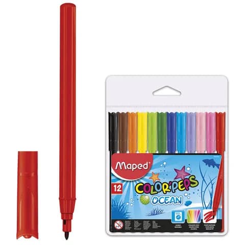 Maped Набор фломастеров, 12 шт.