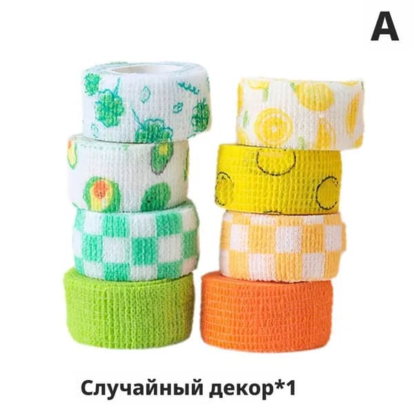 Самоклеящаяся лента для защиты пальцев, 2.5см*2м или 2.5см*4м, из нетканого материала