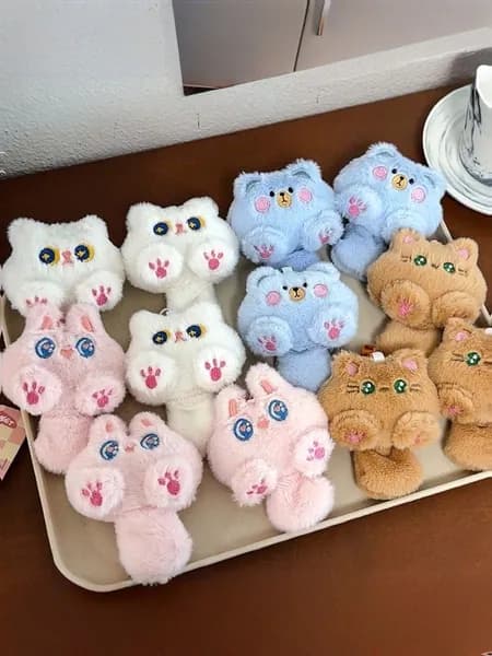 Миниатюрные сувенирные ключи с кошками, подарок для любителей животных