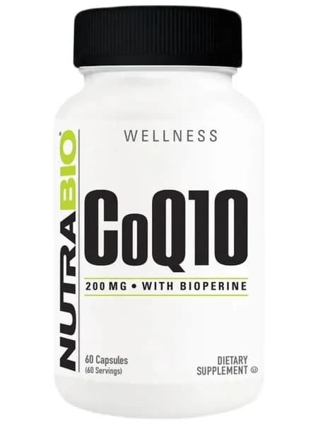 NutraBio Коэнзим Q10 200 мг 60 капсул