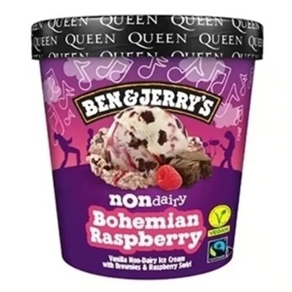 Десет замороженный Ben&Jerry's Ванильный с кусочками брауни и малиновым наполнителем 403 г