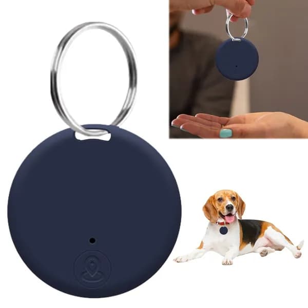 Круглый Bluetooth-трекер для поиска вещей с функцией двустороннего оповещения и дистанционной съёмки