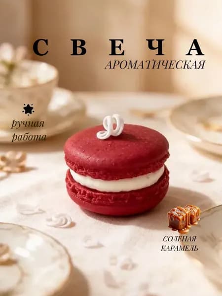 Свеча ароматическая "Хлопок", 3 см х 4 см, 1 шт