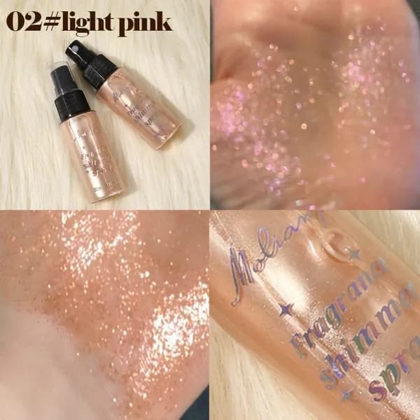 Блестящий Спрей для тела shimmer Highlighter для Этапа макияжа Лица и Ключиц