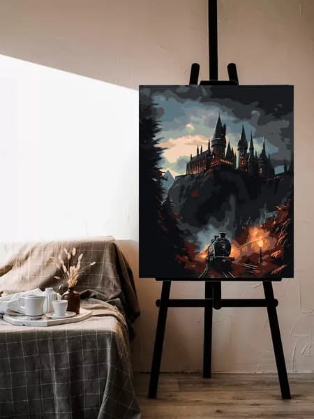 Картина по номерам Гарри - Поттер - Нogwarts - Поезд