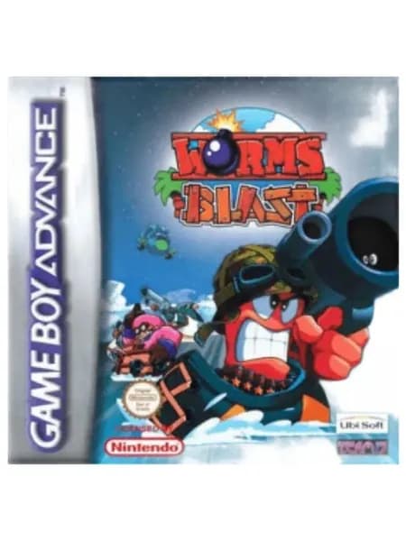 Worms Blast (Взрыв червей) GBA, рус.версия(Platinum) 64K-246