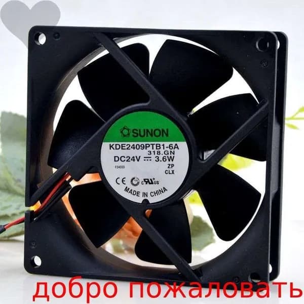 Новый охлаждающий вентилятор SUNON KDE2409PTB1-6A 9025 9CM DC24V 3.6 Вт 9025
