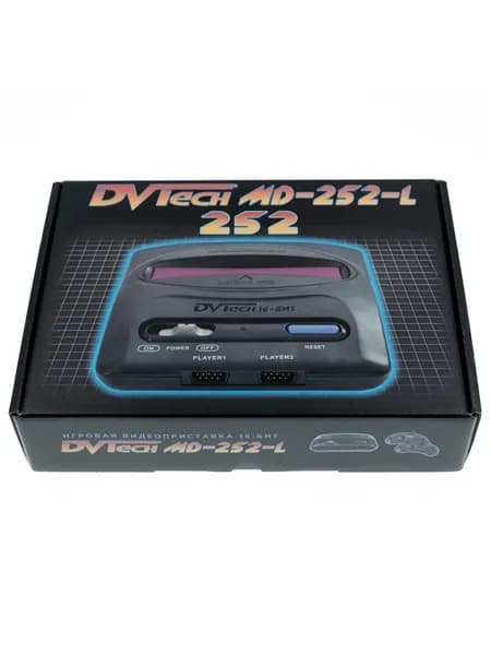 Игровая приставка 16-бит DVTech MD lit 252 игры