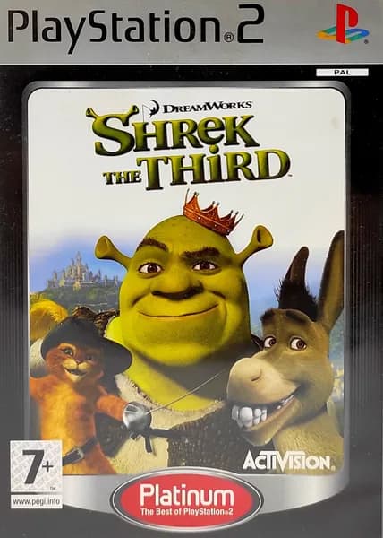 Shrek the Third Шрек Третий Английский язык SLES 54771 Видеоигра на диске PS2. Товар уцененный