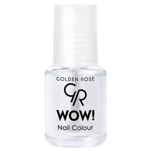 Golden Rose Лак для ногтей WOW, Clear прозрачный
