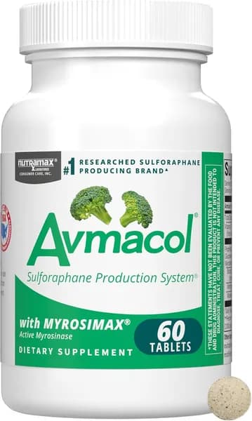 Nutramax Laboratories Avmacol # 1 Исследовал Sulforaphane-Producing бренд для детоксикации с