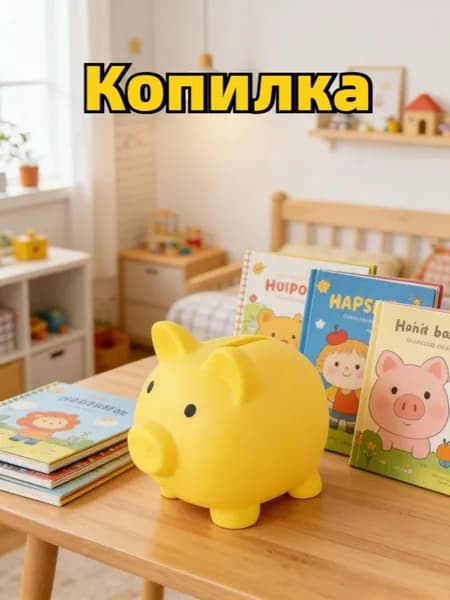 Копилка для денег, 9х9 см, 1 шт