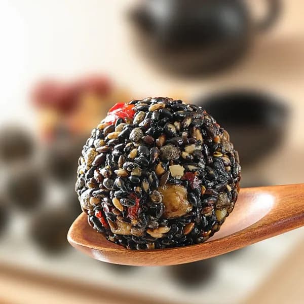 Конфеты из кунжута с грецким орехом и шелковицей, полезные конфеты без сахара, натуральные добавки для мужчин и женщин