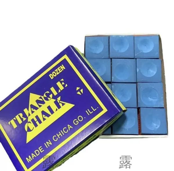 Мел для бильярда Triangle Chalk Blue 12шт.