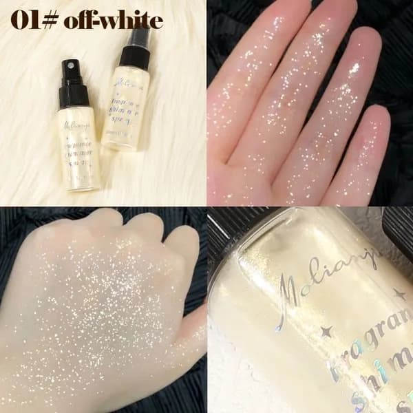 Блестящий Спрей для тела shimmer Highlighter для Этапа макияжа Лица и Ключиц