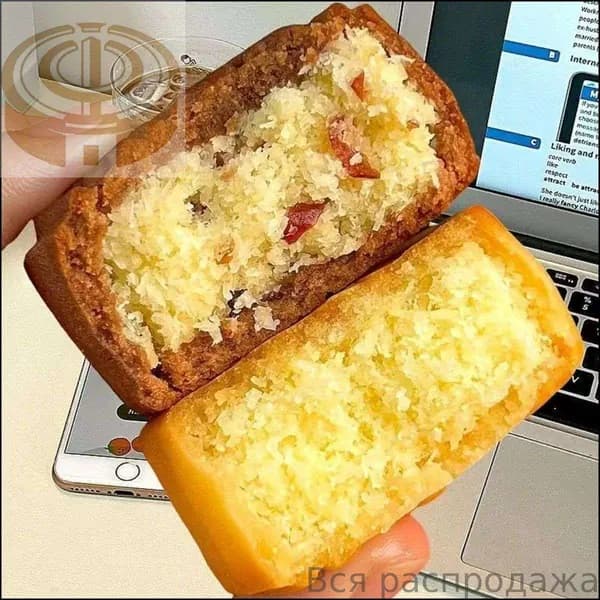 Китайские лунные пряники, 260 г/коробка (6штук)2 вида шоколадных и кокосовых лунных кексов